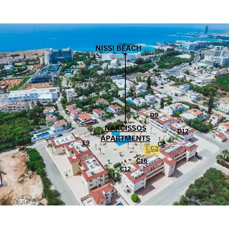Narcissos 'nissi Beach' C3 Lägenhet Ayia Napa